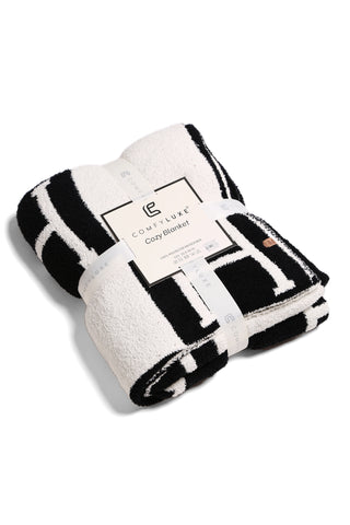 Initial "H" Pattern Luxury Soft Throw Blanket