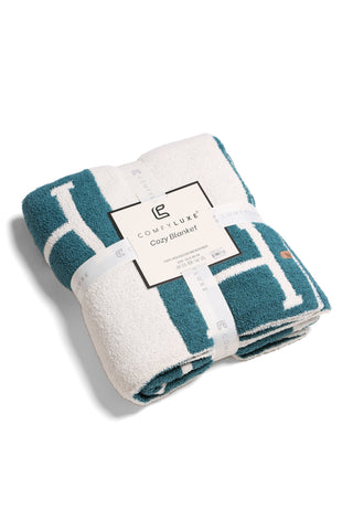 Initial "H" Pattern Luxury Soft Throw Blanket