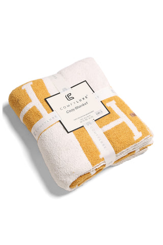 Initial "H" Pattern Luxury Soft Throw Blanket