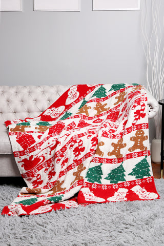 Christmas Pattern Luxury Soft Throw Blanket