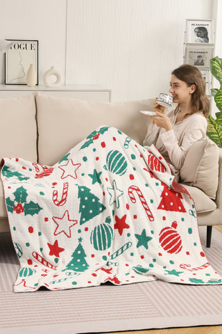X-Mas Pattern Luxury Soft Throw Blanket
