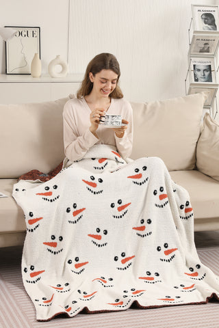 X-Mas Pattern Luxury Soft Throw Blanket