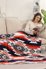 Multi-Colored Tribal Pattern Luxury Soft Throw Blanket