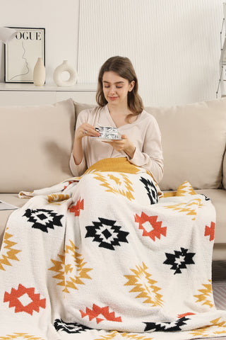 Tribal Pattern Luxury Soft Throw Blanket