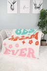 Multi-Colored Mama Pattern Luxury Soft Throw Blanket