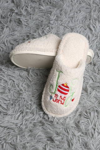 Joy Embroidered Luxury Soft Slippers