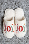 Joy & Daisies Pattern Embroidered Luxury Soft Slippers