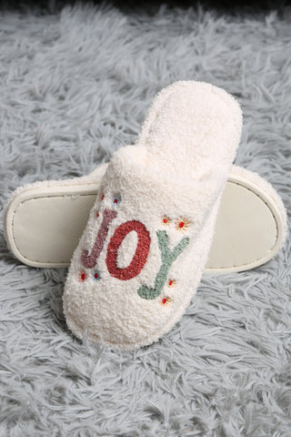 Heart Embroidered Luxury Soft Slippers
