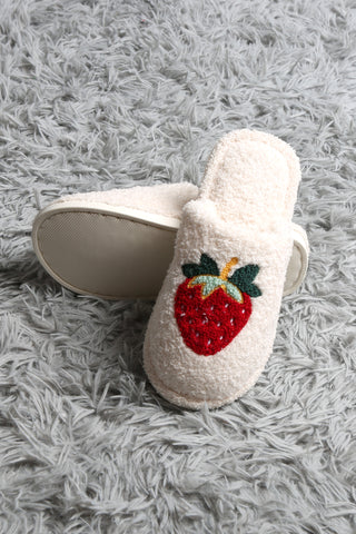 Frog Embroidered Luxury Soft Slippers