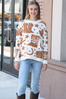 Western Pattern Luxury Soft Sweater