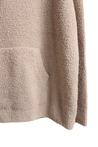 Solid Color Luxury Soft Hooded Sweater W/ Front Pocket