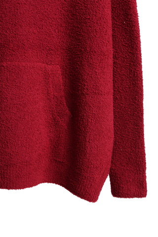 Solid Color Luxury Soft Hooded Sweater W/ Front Pocket