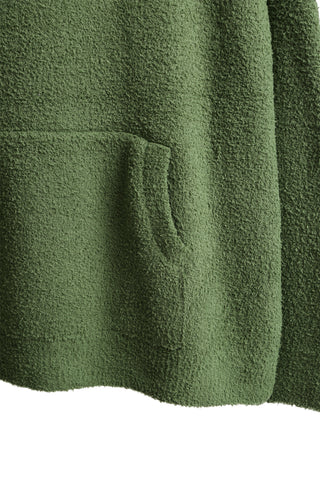 Solid Color Luxury Soft Hooded Sweater W/ Front Pocket