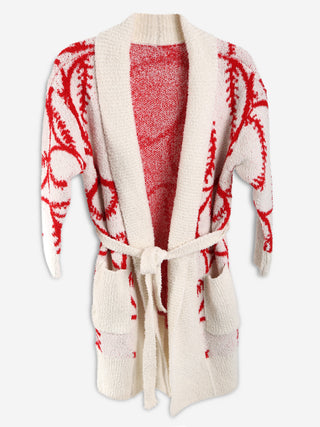 Children's Sports Pattern Luxury Soft Robe W/ Front Pockets & Belt