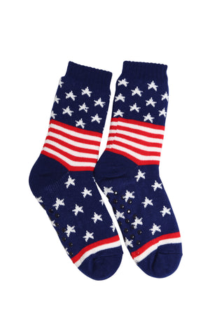 American Flag Pattern Luxury Soft Non-Slip Fleece Socks