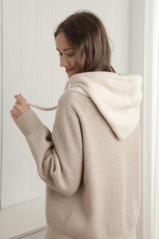Solid Color Luxury Soft Snood W/ Buttons & Drawstring