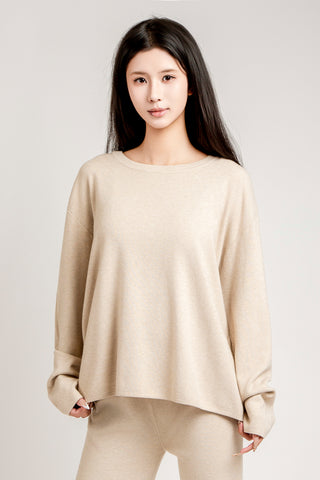 Solid Color Lounge Sweater