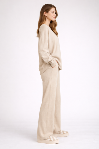 Solid Color Lounge Sweater