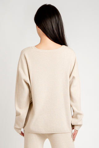 Solid Color Lounge Sweater