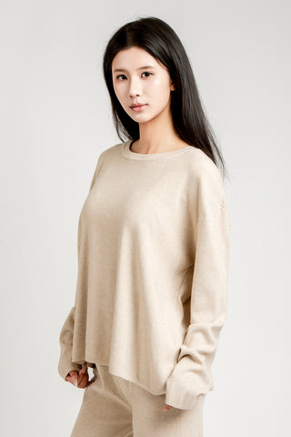 Solid Color Lounge Sweater
