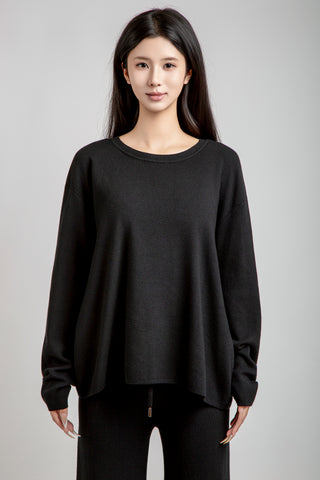 Solid Color Lounge Sweater