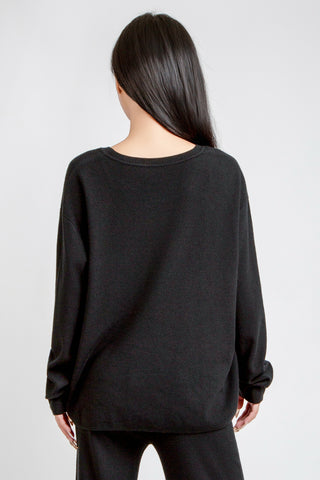 Solid Color Lounge Sweater