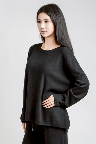 Solid Color Lounge Sweater