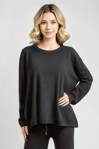 Solid Color Lounge Sweater