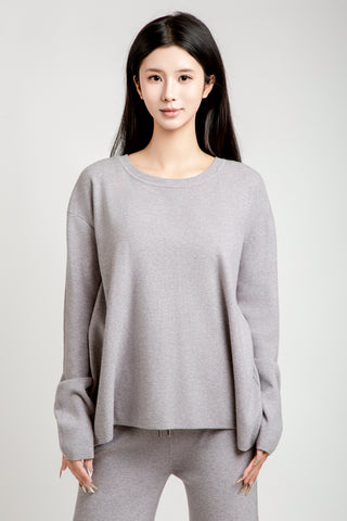 Solid Color Lounge Sweater