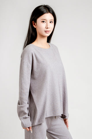 Solid Color Lounge Sweater