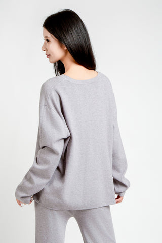 Solid Color Lounge Sweater