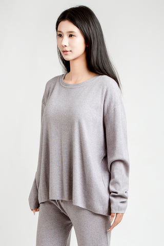 Solid Color Lounge Sweater