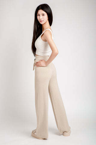 Solid Color Lounge Pants W/ Drawstring & Pockets