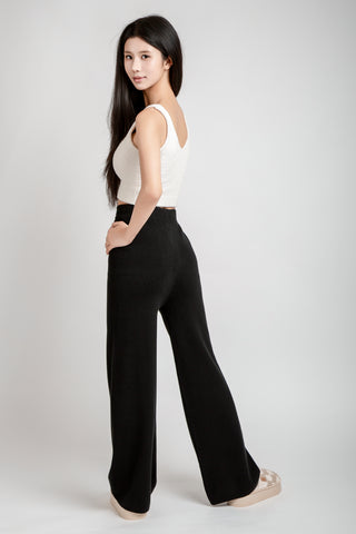 Solid Color Lounge Pants W/ Drawstring & Pockets