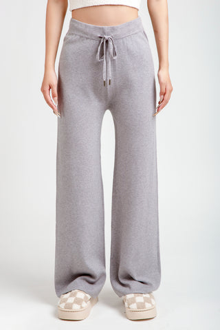 Solid Color Lounge Pants W/ Drawstring & Pockets