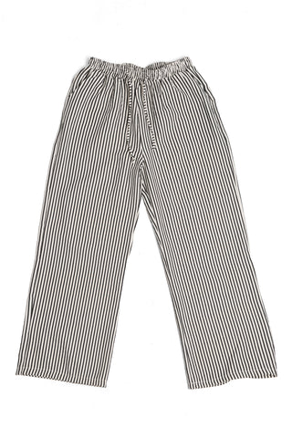 Striped Wide-Leg Pants