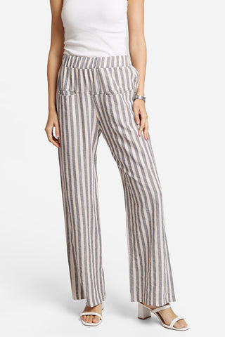 Elastic Waisted Wide-Leg Pants