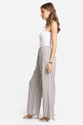 Elastic Waisted Wide-Leg Pants