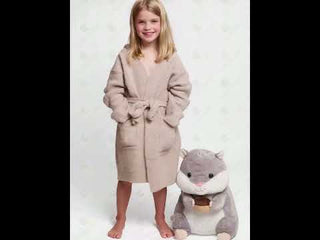 Hooded Robe W/ Front Pockets Belt