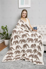 COMFYLUXE Premium Cozy 2 In 1 Throw Blanket Pillow