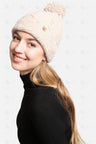 COMFYLUXE Premium Cozy Cable Knit Beanie W/ Pom-Pom Ribbed Trim